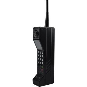 Retro Brick Cell Phone Ornament, Retro 80s 90s Brick Props Phone Ornament Cellular Model for Simulation Photographic, Old Fashioned Pagers Beepers Model for Party Decorations Home Stage Decor Black