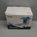 Osoeri Bird Feeder with Camera - Solar Smart Bird Feeder with AI Identify, 1080P HD Auto Capture Birds Video, Real-Time Alerts, Gifts for Family and Friends, 2.4GHz WiFi (Single Bin, Blue white)