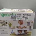Ingenuity Baby Base 2-in-1 Booster Feeding and Floor Seat with Self-Storing Tray - Slate