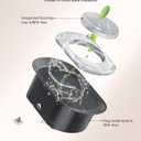 Dog Water Bowl, 2.2L No Spill Water Bowl for Dogs,with Suction Cup Foot Pad Reduce Refill, Anti Splash No Mess Dispenser Dripless Slow Drinking Water Bowl for Sloppy Messy Drinkers (Gray)