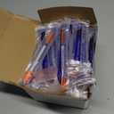 1ml Syringes 30G 1/2" 13mm Needle U-100 Disposable Lab Syringe, 100 Pack