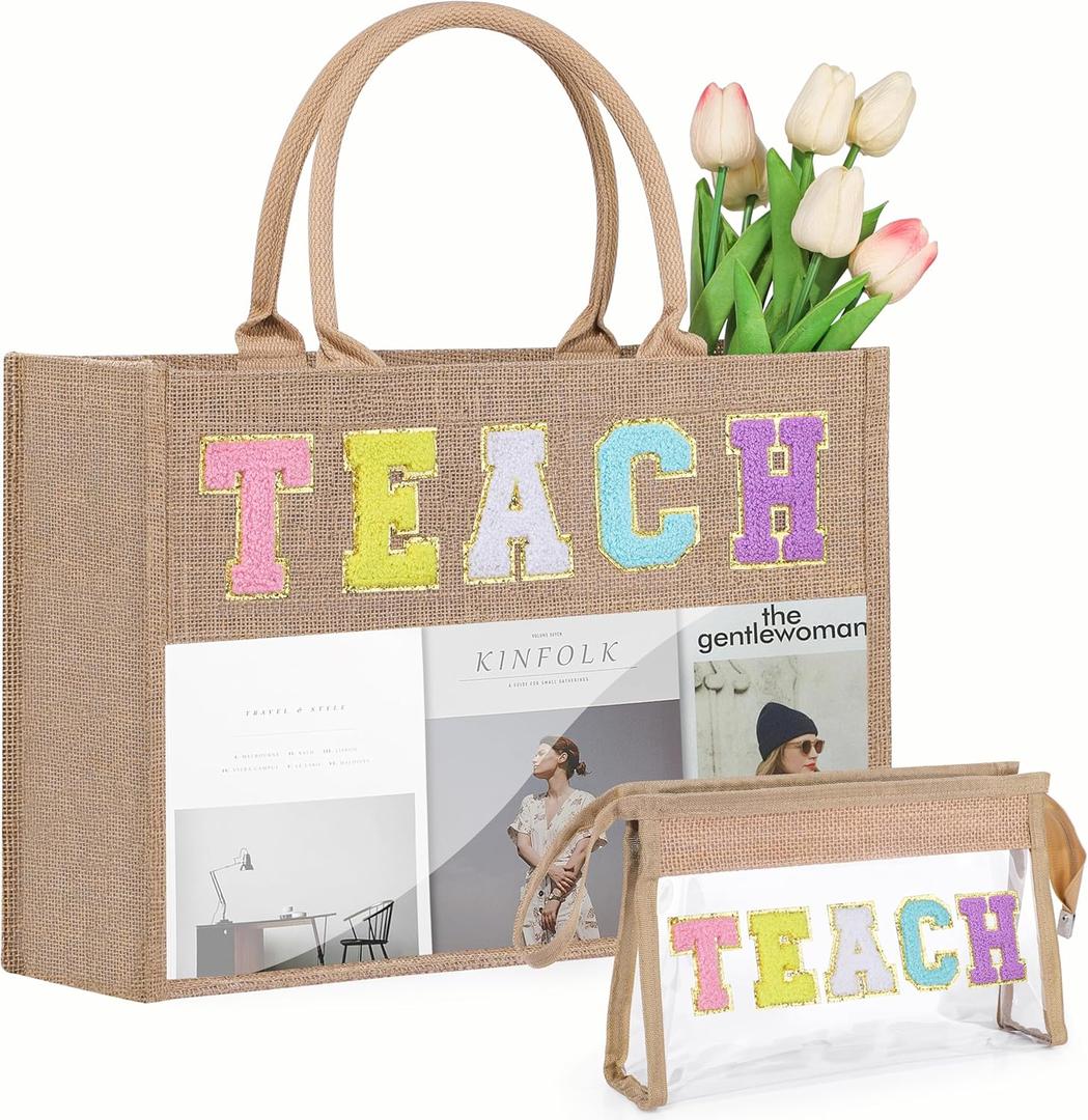 Nurse Sister Teacher Aunt Bag Set with Transparent PVC Window Gifts for Nurse Sister Teacher Aunt Gifts Stuff