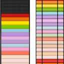 TECKWRAP Vinyl Roll Holder, Vinyl Roll Storage Organizer Black Double-sided Wall-mount with 44 Compartments