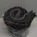 Yimobra Large Bathroom Rugs Non Slip Washable 36x24 Inch - Ultra Soft Absorbent Chenille Bath Mat, Quick Dry Shaggy Floor Carpet for Tub Shower, Dark Gray Home Decor Accessories