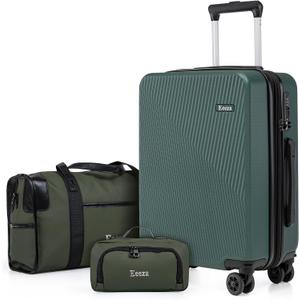 Expandable Carry on Luggage Sets,Suitcases with Detachable Wheels Hardshell 22x14x9 Airline Approved,Lightweight Luggage Set with TSA Lock,Carry on Suitcase, 3 Piece Sets