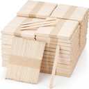 2400 Pcs Popsicle Sticks for Crafts,4.5 Inch Wooden Craft Sticks,Natural Wood Popsicle Stick for Waxing,Ice Cream Sticks,Hair Removal and Waxing Supplies,DIY Wood Crafts for Home Art Projects