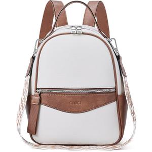 CLUCI Mini Backpack Women's Small Leather Elegant Waterproof School Bag Daypack Backpack Women's Small Backpack Teenager Girls School Bags Backpack Women