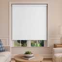 NUTRO CHILL Blackout Roller Blinds, Window Shades Blackout with Thermal Insulated, UV Protection Fabric Window Shades for Home and Office, Easy to Install27" W x 68" L, White