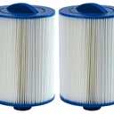Malaka Spa Filter Compatible with PWW50P3 6CH-940 FC-0359 1-1/2'' SAE/Coarse Thread φ6x8 '' Hot tub Filter Cartridge (NOT PWW50P4 NOT MPT/Fine Thread), 2-Pack