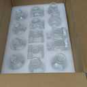 Glass Bud Vase Set of 28 Pcs, Small Clear Bud Vases for Flowers, Vintage Vases for Centerpiece Table Wedding Decorations Home Decor Glass Bottles for Birthday Party Anniversary