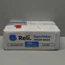 Reli. 30-33 Gallon Trash Bags Heavy Duty | 250 Count Bulk | Clear Large Trash Bags 30+, 32 Gallon | Made in USA