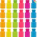 JOYIN 24 pcs Mini Bubble Bottles with Wand Assortment for Kids, Bubbles Party Favors Supplies, Summer Toy for Toddler, Valentines Day Goodie Bag Stuffer, Birthday Gifts for Toddlers