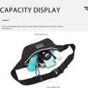 Fanny Packs for Women Men Fashion Waterproof Belt Bag, Cute Waist Pack for Travel Hiking Running