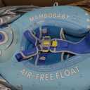Mambobaby Float with Canopy Size Improved Non Inflatable Infant Baby Pool Float Smart Mambo Float Swim Trainer Add Tail Swim Float Mambo Float Solid Air Free Water Waist Swimming Ring, adjustable