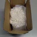 Caleihd Crinkle Cut Paper Shred Packing Grass Cushion Paper Streamer for Christmas Wedding Birthday Bridesmaid Engagement Craft Gift Boxes Bags Basket Filler Decoration 4.5oz White