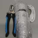 VIWIK Dog Nail Trimmers with Light, Cat Dog Nail Clippers, Dog Nail Grinder Quiet for Large Medium Small Dogs Paw & Cats Claw, Electric 2-Speed Pet Toenail Grooming Supplies, Gifts for Dog Lovers. (White+Blue)