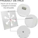 2Pcs 24x24 Inch Magnetic Air Vent Covers for Home Ceiling,Office Ceiling Vents,Return Air Vent Cover,Air Vent Deflector for Office Ceiling AC Vents and HVAC Systems