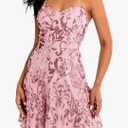 Women's Sequin Dress Spaghetti Straps Sparkly A Line Swing Party Nightclub Dance Mini Dress Above Knee Length Size M