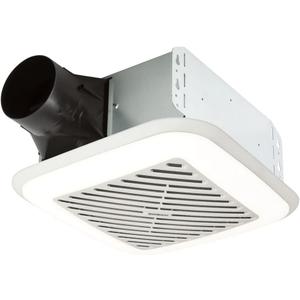 Broan-NuTone 791LEDM Ventilation Fan with LED Light and Roomside Installation, ENERGY STAR Certified, 110 CFM, 1.5 Sones, White