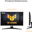 ASUS TUF Gaming 27 1440P Monitor (VG27AQM5A) - QHD (2560x1440), 300Hz, Fast IPS, Extreme Low Motion Blur Sync, 0.3ms, Speaker, 95% DCI-P3, Shadow Boost, DisplayWidget Center