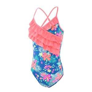 Girls One Piece Swimsuits Beach Swimwear Hawaiian Bathing Suits for Kids 15-16 Years