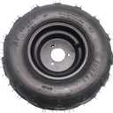 7" Right Wheel Rim Tire Assembly for 50cc 90cc 110cc 125cc ATVs & Go Karts Includes 16x8-7 Tire 79mm Bolt Rim