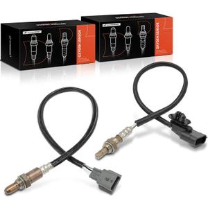 A-Premium O2 Oxygen Sensor Compatible with Nissan Rogue 2014 2015 2016 2017 2018, L4 2.5L, Upstream(Bank1Sensor1) and Downstream(Bank1Sensor2), 2-PC Set