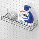 Pegboard Shelves, Peg Board Hooks, for Organizing Various Tools, 4 Packs, Black