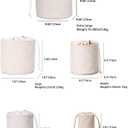 Tall Purse Organizer Insert Womens Canvas Round Handbag Organizer Storage,Handbag Purse Organizer Round Cosmetic Pouch Bag Bucket Makeup Bag