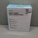 Tastyle Single Serve Coffee Maker, Iced and Hot Coffee Machine for K Cup & Grounds, Compact Design, 40oz Removable Water Reservoir, 6 to 24 Oz Brew Sizes, Fits 7.3" Travel Mug, Beige