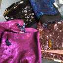 MOCOFO 4 Pack Glitter Sequins Pillow 16X16'' Decorative Pillow Cover Sequin Pillowcase Magic for Party Sofa Couch Car