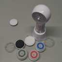 Electric Facial Cleansing Brush, 2-Way Rotating Face Scrubber for Daily & Deep Cleaning, 3 Modes, 5 Brush Heads, Rechargeable, IPX7 Waterproof for All Skin Types (White+pink)