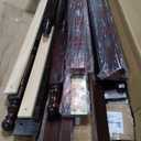 KEIKI Queen Size Wood Platform Bed Frame with Rattan Headboard  Footboard, Modern Bed with Under-Bed Storage  Central Support Feet, Slat, Easy Assembly, No Box Spring Required, for Bedroom, Espresso