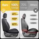 for 2019-2025 2026 Chevy Silverado Seat Covers/GMC Sierra Seat Covers, 2025 Chevy Silverado 1500 Accessories, 2025 GMC Sierra 1500 Accessories, Black, fit 2nd Row Seatback Storage