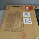 Shinic Electric Garage Heaters with Remote Control, 1500W/750W Ceiling Mounted Radiant Quartz Heater with Work Light, 90 Rotation, 5 Mode Settings, Electric Heater for Garage, Shop, Patio Large Room