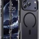Jaroco Magnetic for iPhone 17 Pro Case, [Compatible with MagSafe][Military Grade Drop Protection][Heavy Duty Protection][Non-Slip][Shockproof] 2-Layer Durable Bumper Phone Casee 6.3''-Black