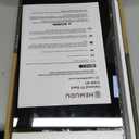 Universal TV Stand - Table Top TV Stand for 27-60 inch LCD LED TVs - 9 Level Height Adjustable TV Base Stand with Tempered Glass Base & Wire Management, VESA 400x400mm