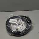 POHIR 10FT Pressure Washer Whip Hose 4800psi 3/8'' Steel Wire Braided with 3/8'' Quick Connect Plug, Reel Connector Jumper Hose for Pressure Washing (4800PSI, 10FT)