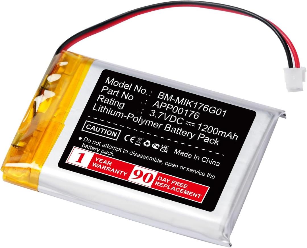 Battery Replacement for iPilot Link Remote BT APP00176 1200mAh