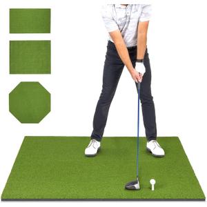GoSports Elite Golf Hitting Mats for Indoor/Outdoor Practice  Choose Size  Turf Driving Range Mats for Golf Simulators and Practice