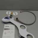 YASFEL Bidet Attachment for Toilet, Non-Electric Self-Cleaning Bidet Seat Attachment, Fresh Cold Bidet Attachment for Feminine/Posterior Wash, with Adjustable Pressure Control (Blue/White)