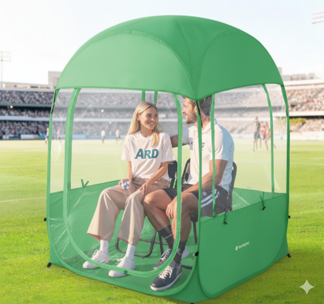 Raynesys Sports Tent, Instant Weather Proof Clear View Bubble Tent with Carry Bag, Portable & Foldable Pop Up Tents Shelter for Watching Sports Events Camping Fishing