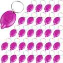50 Pcs Mini UV LED Keychain Flashlight 395nm UV Light Black Light Keychain Flashlight Portable UV Keychain Flashlight for PET Urine Passport ID Card and Currency, UV Light Key Ring Light Torch
