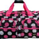 Rockland Rolling Duffel Bag, Black, 22"