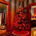 E12 Flickering Flame Light Bulbs, 25-Pack Faux Flame Light Bulbs for Outdoor Use, Energy-Efficient Fire Light Bulb, Flickering Night Lights for Halloween, Christmas, and Home Decor, UL Listed