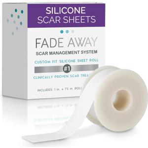 Clinically Proven Silicone Scar Sheets  Medical Grade Tape for Surgery, C-Section, Keloids & Tummy Tuck Scars