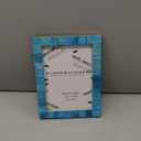 Handicrafts Home 5x7 Christmas Decor Turq Picture Frame Handmade Bone Inlay Photo Frame for Valentines Day Gift, Colorful Farmhouse Wall Decor, Shelf Decor, Vintage Home Decor & Living Room Wall Art