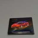 Tukellen for Mazda Leather Key Fob Cover with Keychain Compatible with 3 6 CX-5, CX-30, CX-9,4-Buttons Smart Remote, Genuine Leather Key case-Brown