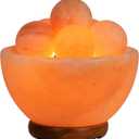 Spantik Himalayan Fire Bowl Salt Lamp with 6 Massage Balls Premium Quality Authentic from Pakistan