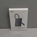 Acer USB C to Dual HDMI Adapter 4K@60Hz, 4-in-1 HDMI Splitter for Dual Monitors with 100W PD, USB 3.0, Docking Station Dual Monitor Compatible with Acer, MacBook Air/Pro, Dell XPS, HP